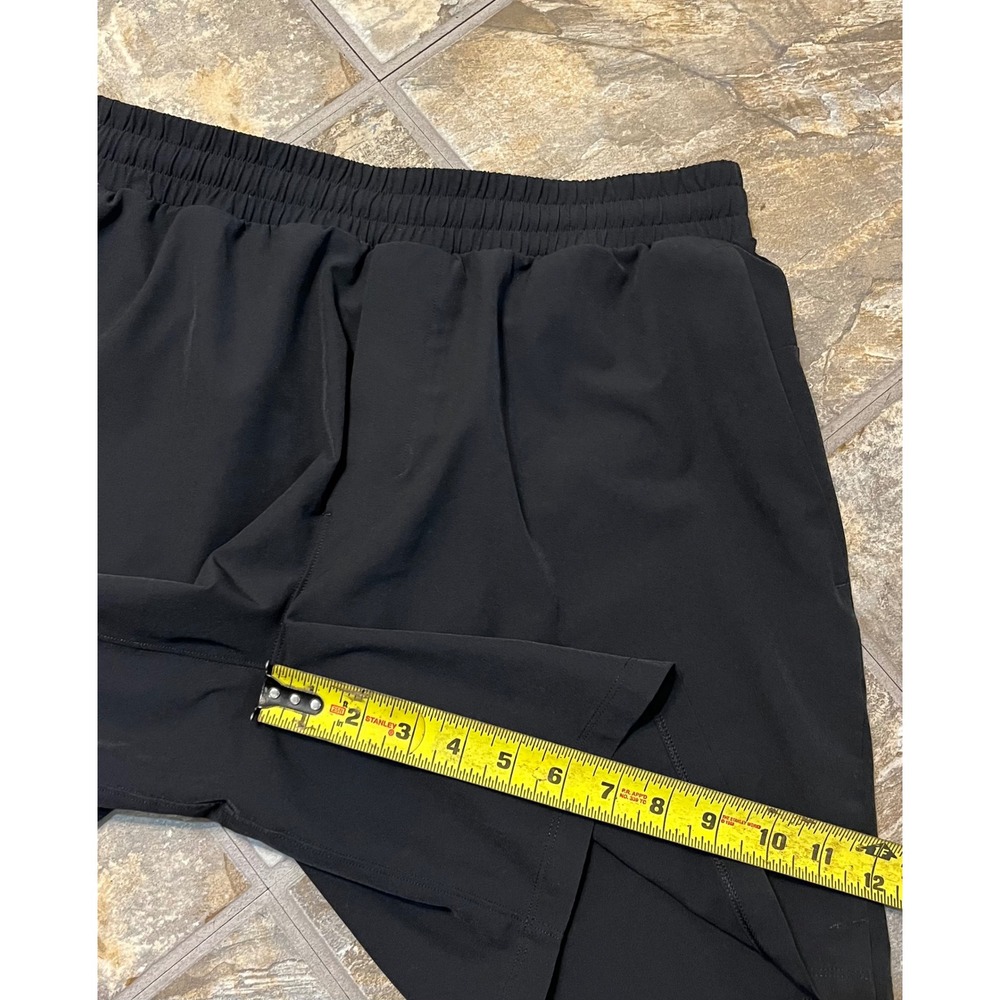 Lululemon Channel Cross Swim Shorts Men XL Black Good 7in Inseam Athletic Trunks - Picture 9 of 9